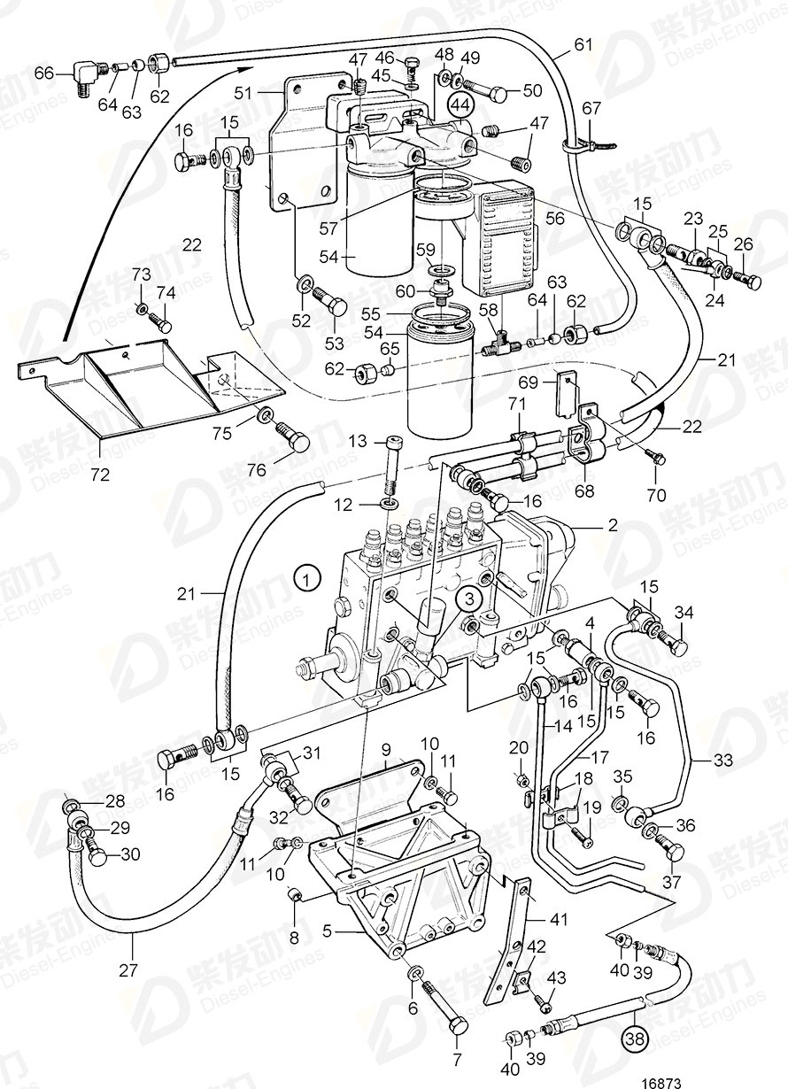 VOLVO Clamp 479898 Drawing